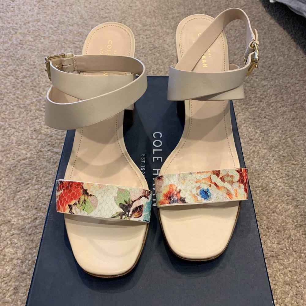 NWT Cole Haan Women's Fenley High Platform Dress Sandal Size 10